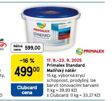 PRIMALEX STANDARD MALSK NTR