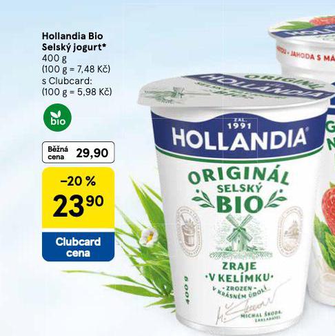 HOLLANDIA BIO SELSK JOGURT
