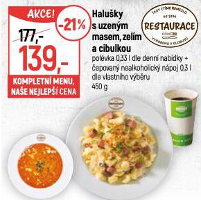 HALUKY S UZENM MASEM, ZELM A CIBULKOU