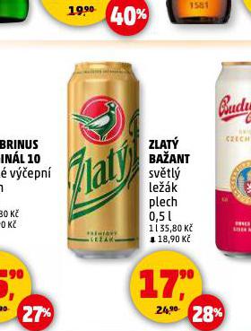 PIVO ZLAT BAANT