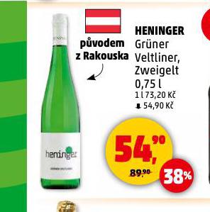 HENINGER GRNER VELTLINER