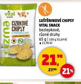 LUTNINOV CHIPSY VITAL SNACK