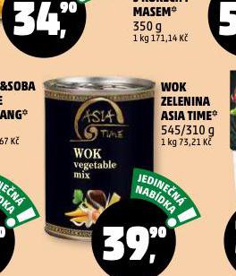 WOK ZELENINA ASIA TIME