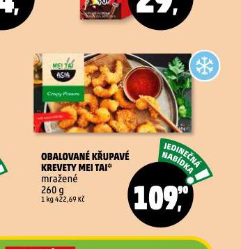 OBALOVAN KUPAV KREVETY MEI TAI