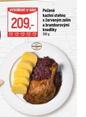 PEEN KACHN STEHNO S ERVENM ZELM A BRAMBOROVMI KNEDLKY;