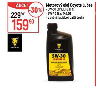 MOTOROV OLEJ COYOTE LUBES
