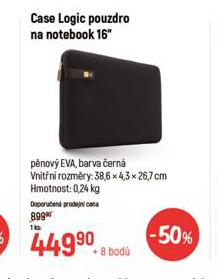 CASE LOGIC POUZDRO NA NOTEBOOK 16