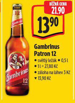 GAMBRINUS PATRON 12