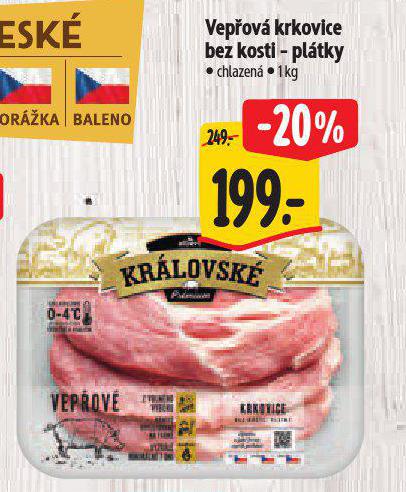 VEPOV KRKOVICE BEZ KOSTI - PLTKY