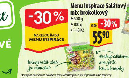 MENU INSPIRACE SALTOV MIX BROKOLICOV