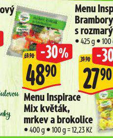 MENU INSPIRACE MIX KVTK MRKEV A BROKOLICE
