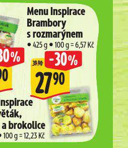 MENU INSPIRACE BRAMBORY S ROZMARNEM