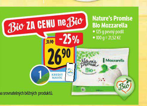 NATURE PROMIS BIO MOZZARELLA