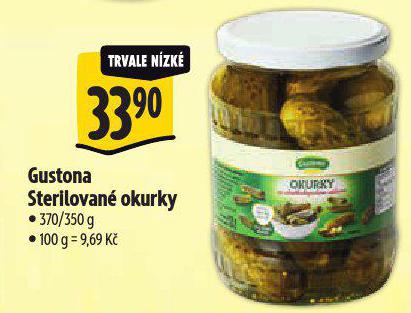 GUSTONA STERILOVAN OKURKY