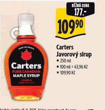 CARTERS JAVOROV SIRUP