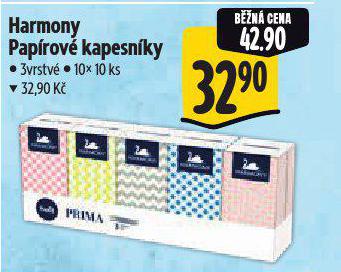 HARMONY PAPROV KAPESNKY