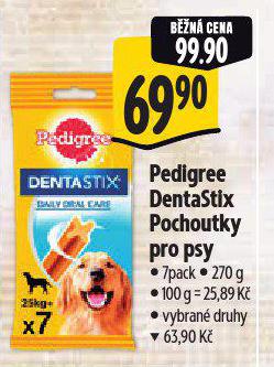 PEDIGREE DENTASTIX POCHOUTKY PRO PSY