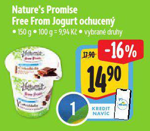NATURES PROMISE FREE FROM JOGURT OCHUCEN