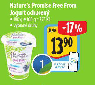 NATURES PROMISE FREE FROM JOGURT OCHUCEN