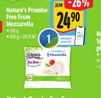 NATURES PROMISE FREE FROM MOZZARELLA