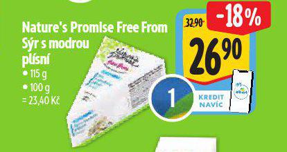 NATURES PROMISE FREE FROM SR S MODROU PLSN