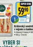 KRLOVSK SENDVI S VEJCEM A SLANINOU