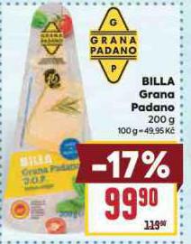 BILLA GRANA PADANO