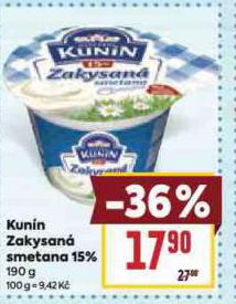KUNN ZAKYSAN SMETANA 15%