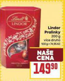 LINDOR PRALINKY