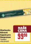 STARBUCKS KVOV KAPSLE PRO NESPRESSO
