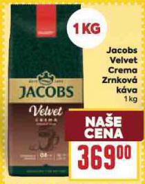 JACOBS VELVET CREMA ZRNKOV KVA