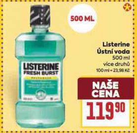 LISTERINE STN VODA