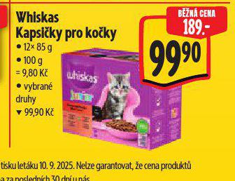WHISKAS KAPSIKY PRO KOKY