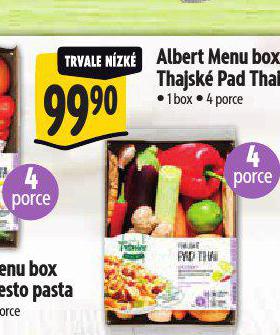 MENU BOX THAJSK PAD THAI