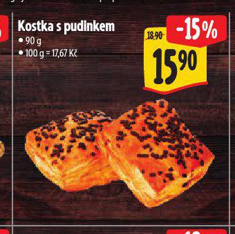KOSTKA S PUDINKEM