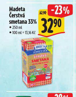 MADETA ERSTV SMETANA 33%