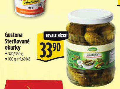 GUSTONA STERILOVAN OKURKY