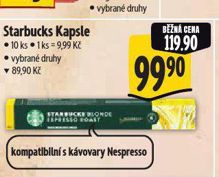 STARBUCKS KVOV KAPSLE