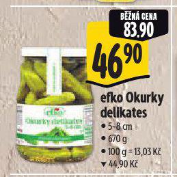 EFKO OKURKY DELIKATES