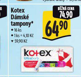 KOTEX DMSK TAMPONY