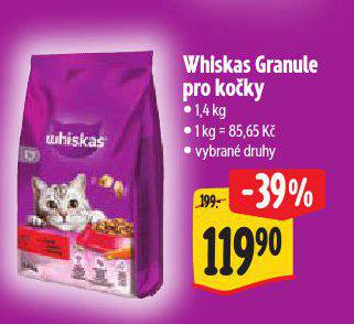 WHISKAS GRANULE PRO KOKY