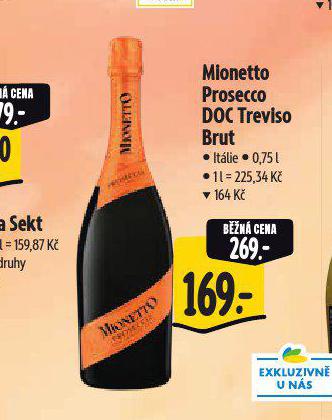 MIONETTO PROSECCO DOC TREVISO BRUT