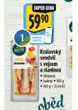 KRLOVSK SENDVI S VEJCEM A SLANINOU