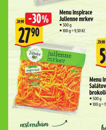 MENU INSPIRACE JULIENNE MRKEV