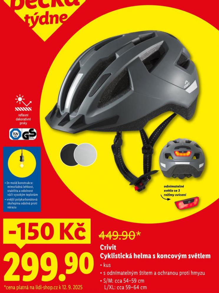 CRIVIT CYKLISTICK HELMA S KONCOVM SVTLEM