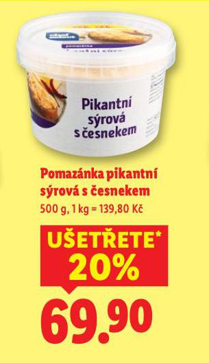 POMAZNKA PIKANTN SROV S ESNEKEM
