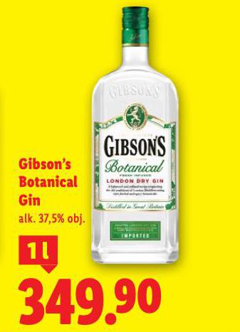 GIBSONS BOTANICAL GIN