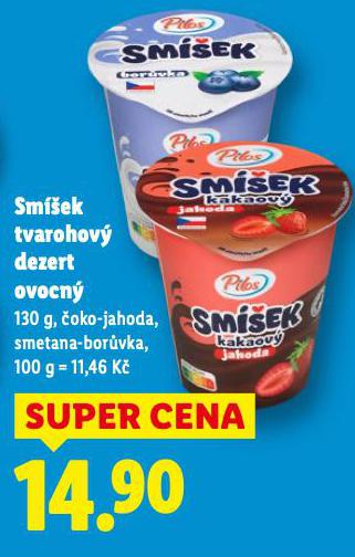 SM͊EK TVAROHOV DEZERT OVOCN