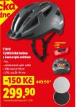 CRIVIT CYKLISTICK HELMA S KONCOVM SVTLEM