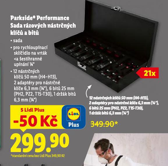 PARKSIDE PERFORMANCE SADA RZOVCH NSTRNCH KL A BIT